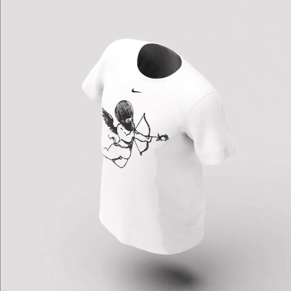 NIKE CLB CHERUB T-SHIRT WHITE : XL